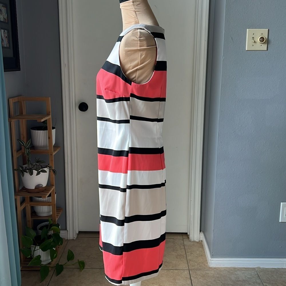 Alyx Sleeveless Stripe Sheath Dress - Picture 5 of 7